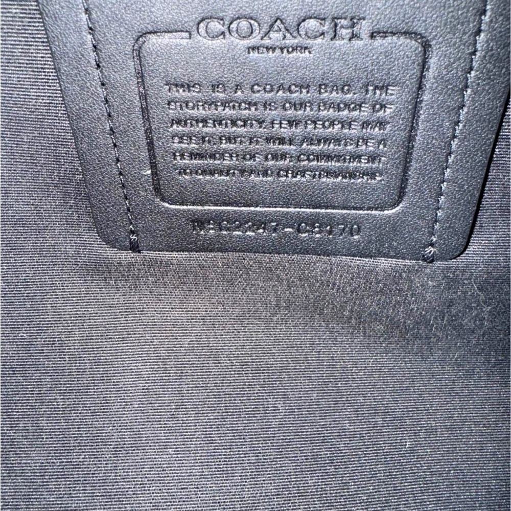 Coach Dark Leather Bag